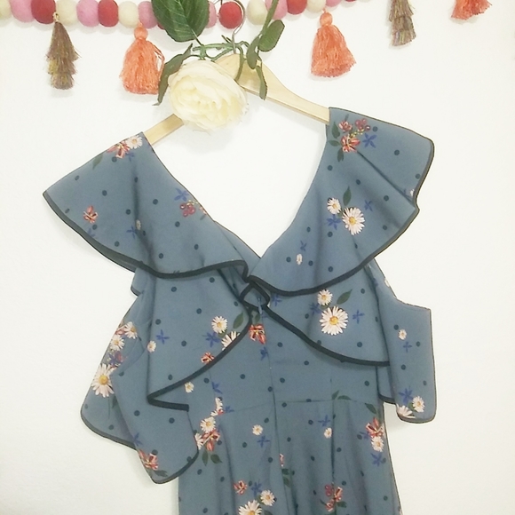 Nwt Keepsake Run Free Floral Jumpsuit - Picture 7 of 8